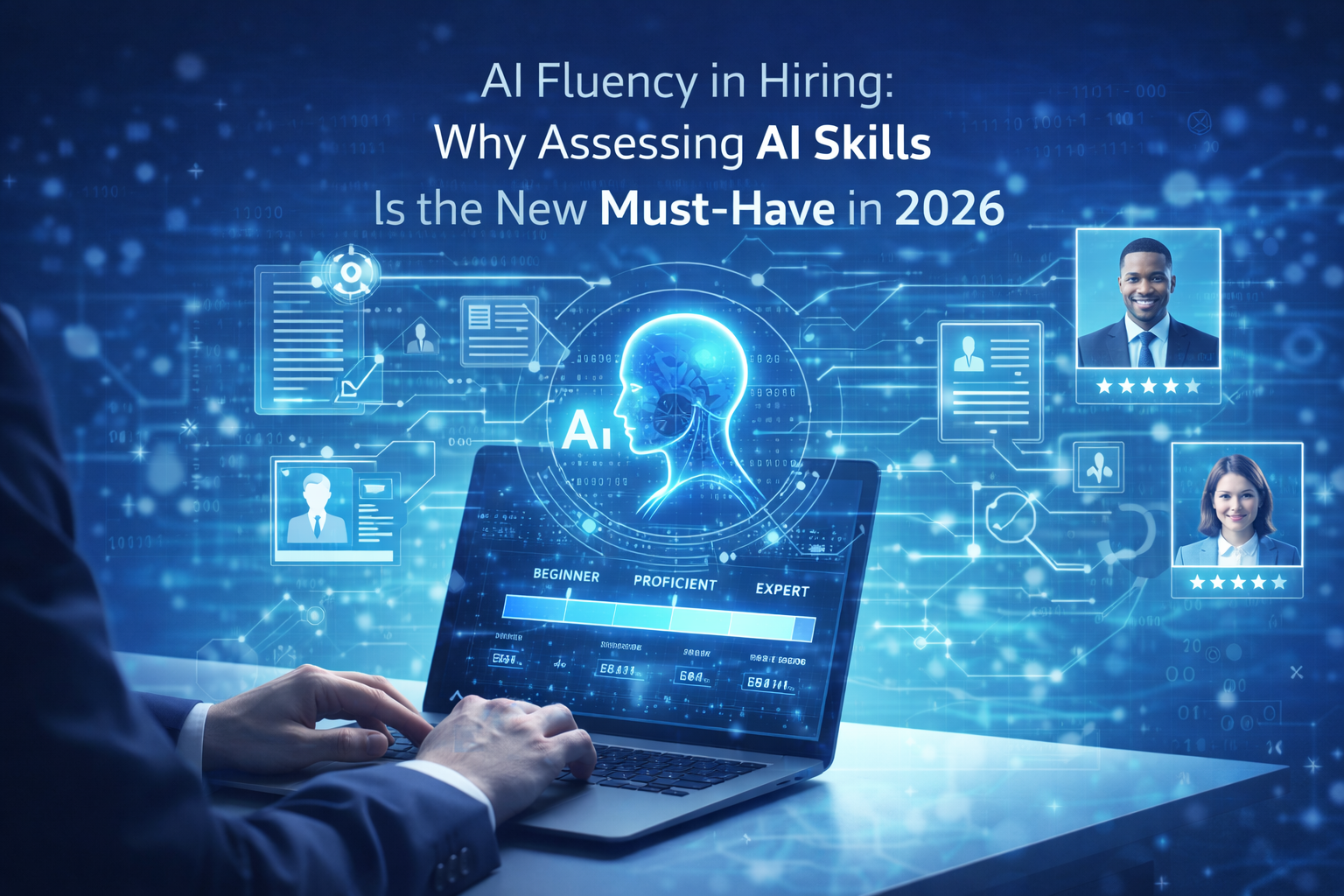 AI fluency skills assessment in hiring and workplace AI literacy