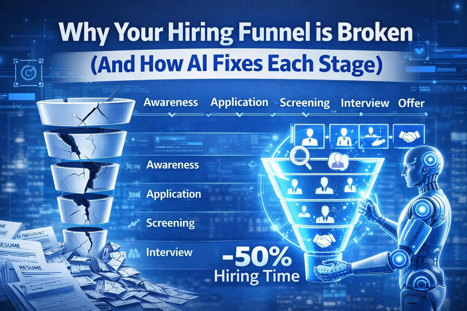 Why Your Hiring Funnel is Broken (And How AI Fixes Each Stage)