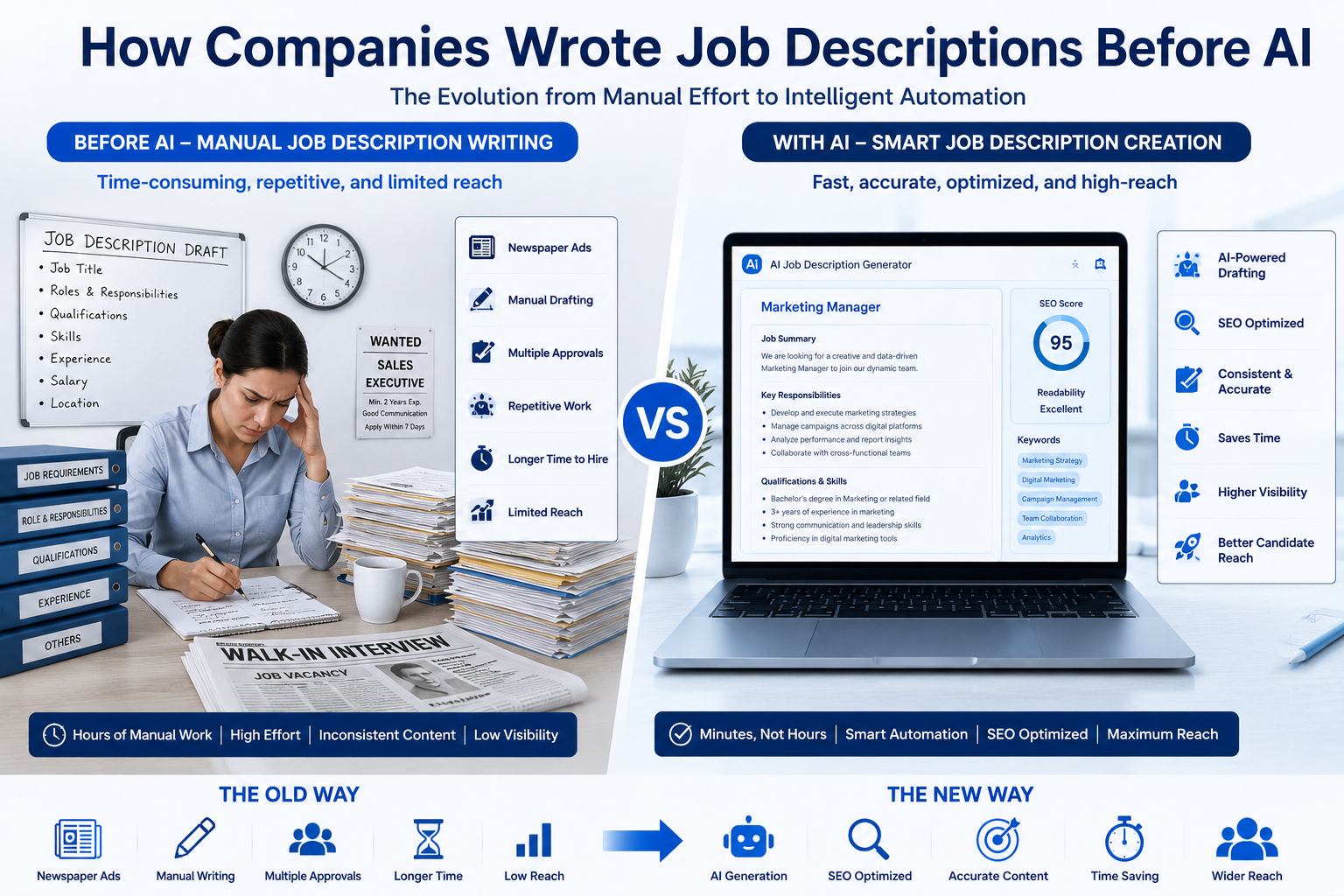 How Companies Wrote Job Descriptions Before AI
