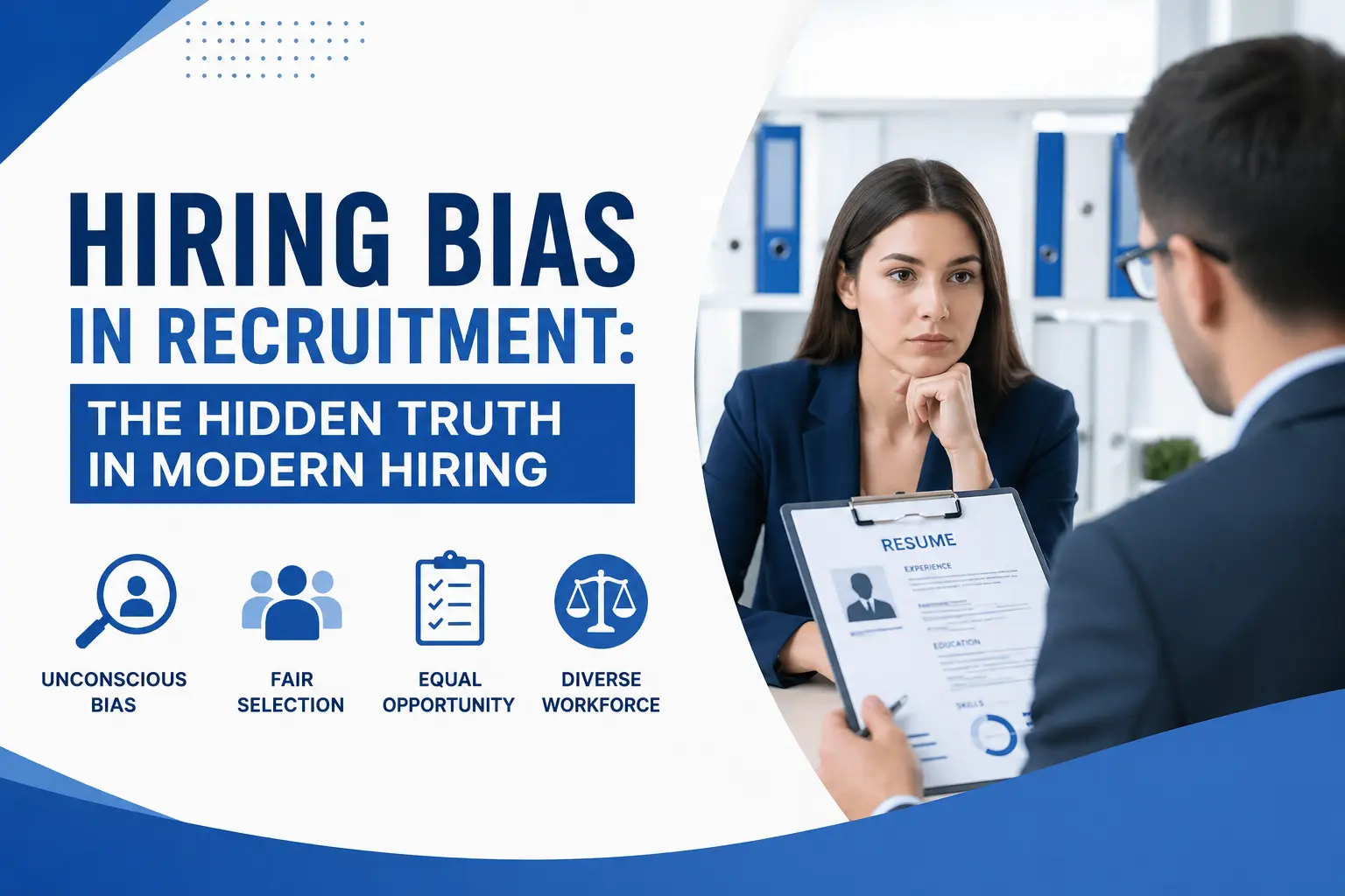 Hiring bias in recruitment affecting qualified candidates