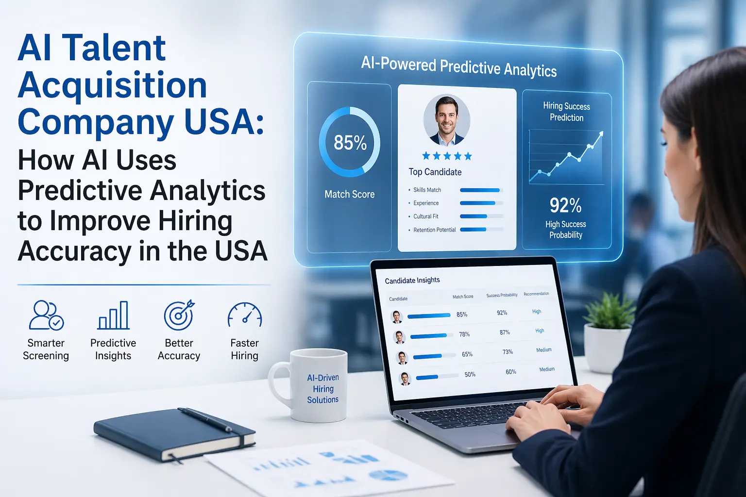 AI Talent Acquisition Company USA: How AI Uses Predictive Analytics to Improve Hiring Accuracy