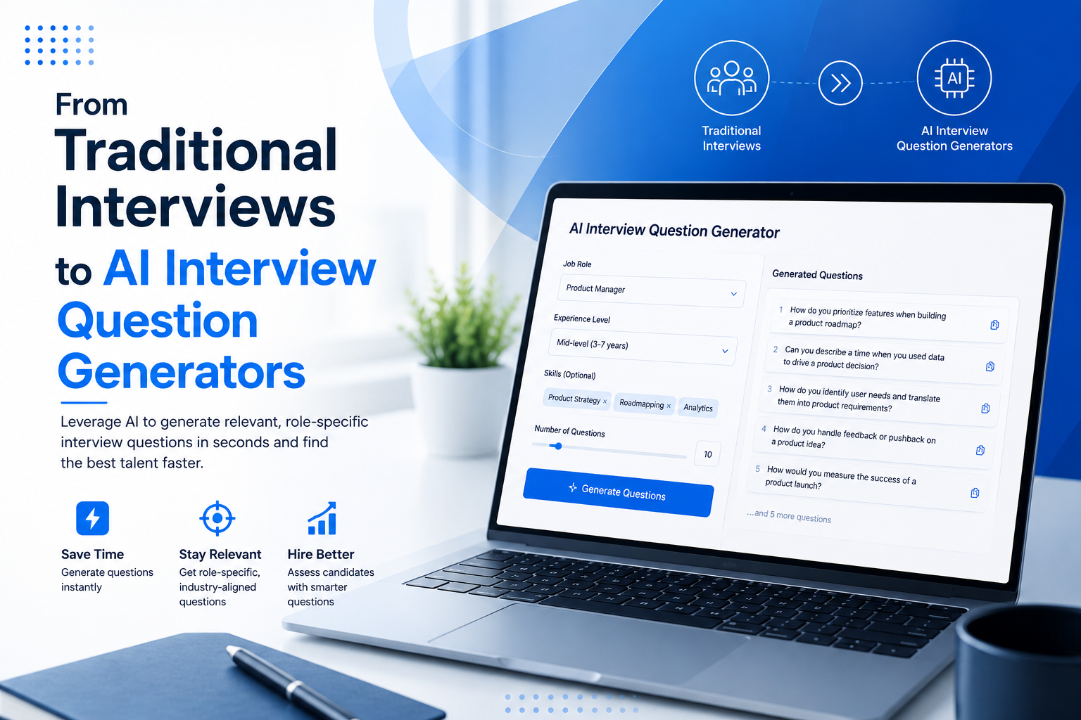 From Traditional Interviews to AI Interview Question Generators: The Future of Hiring