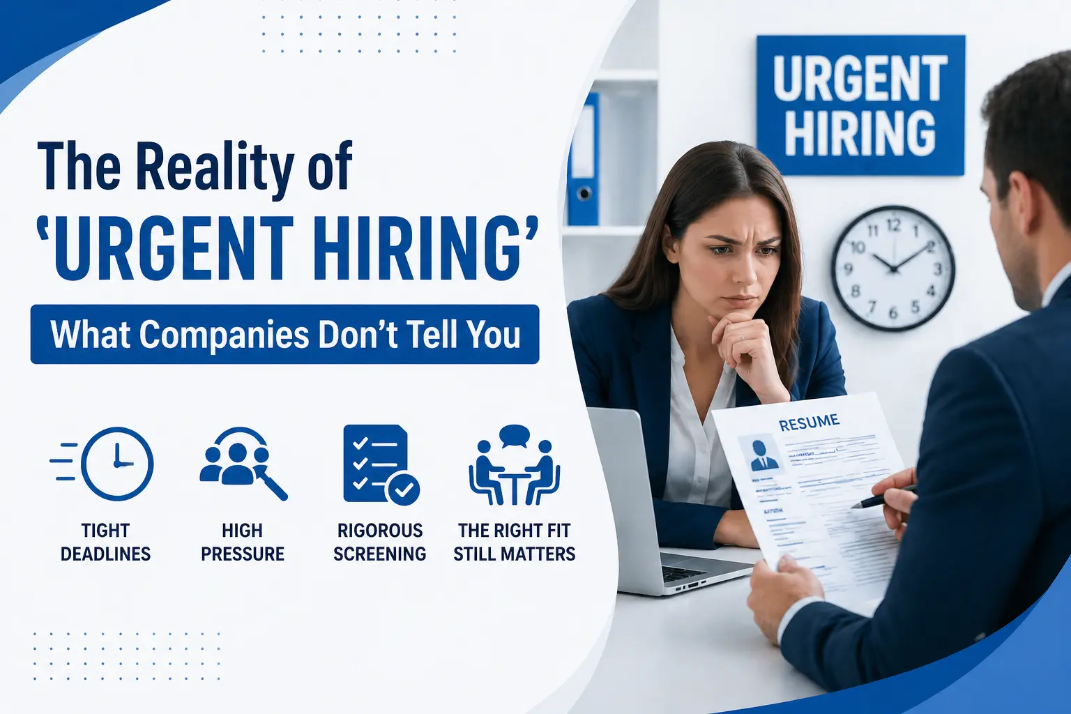 Urgent Hiring Reality: What Companies Don't Tell You